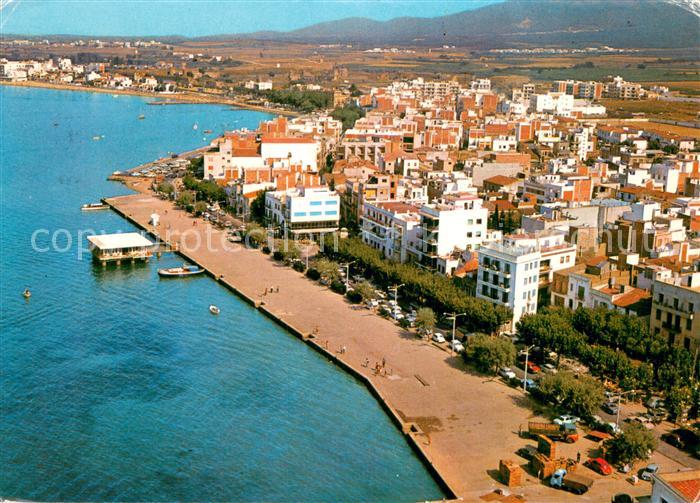 Rosas Costa Brava Cataluna Fliegeraufnahme
