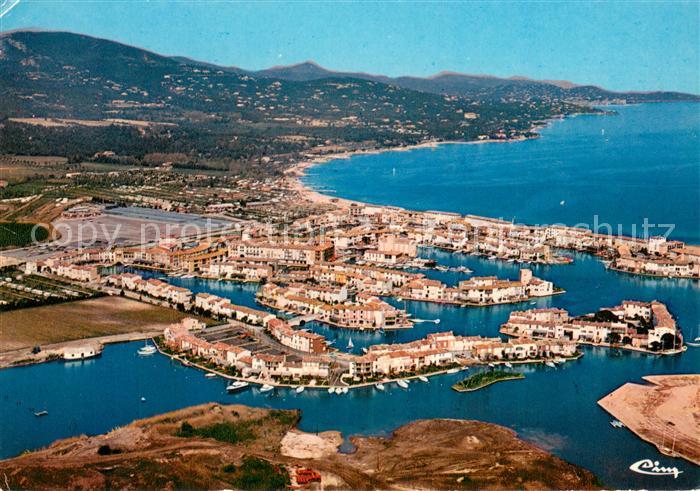 Port Grimaud Vue generale aerienne