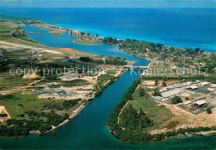 Varadero Cuba Vista aerea de la darsena y Punta Blanc