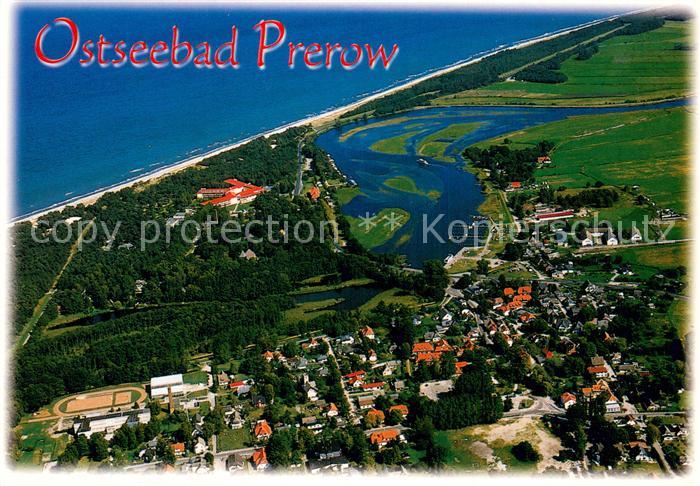 Prerow Ostseebad Fliegeraufnahme