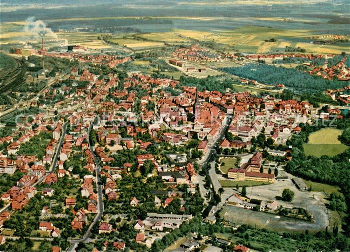 Uelzen Lueneburger Heide Fliegeraufnahme