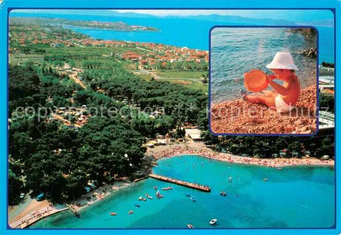 Zadar Zadra Zara Autocamp Borih Fliegeraufnahme