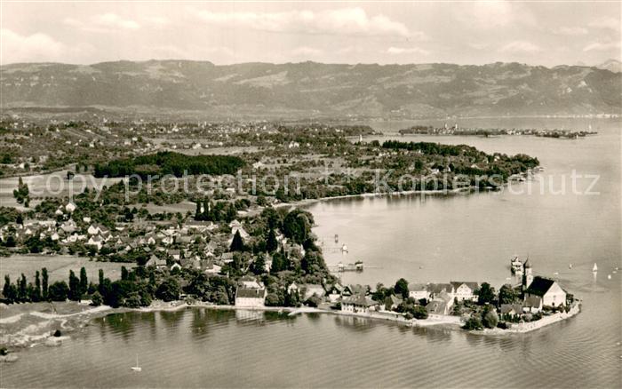 Wasserburg Bodensee Fliegeraufnahme