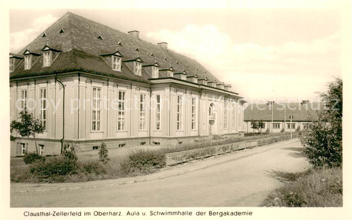 Clausthal-Zellerfeld Goslar Niedersachsen Aula und Schwimmhalle der Bergakademie