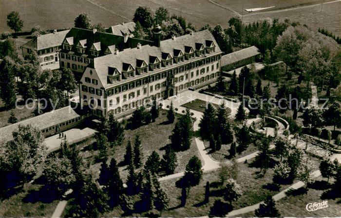 Bad Duerrheim Kuranstalt der Bundesbahn Betriebskrankenkassen Fliegeraufnahme