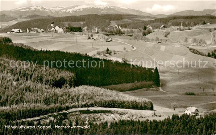 Kappel Lenzkirch Panorama mit Feldbergblick