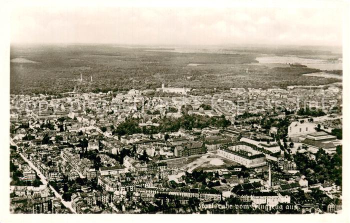 Karlsruhe Baden Fliegeraufnahme