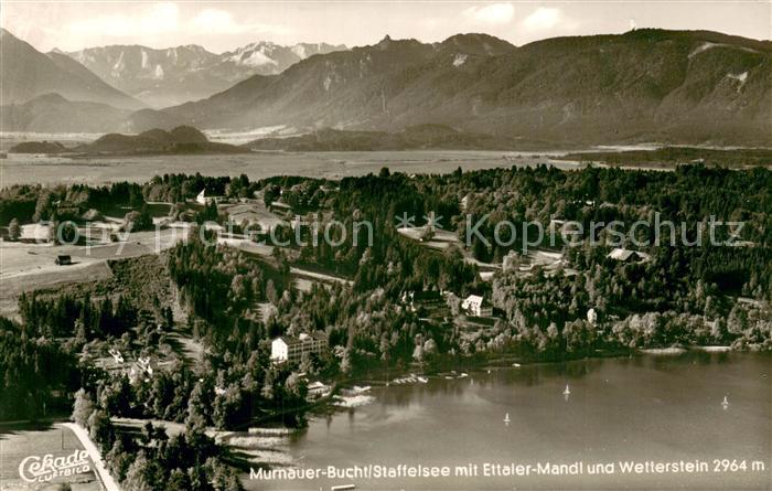 Murnau Staffelsee Panorama Ettaler Mandl und Wettersteingebirge