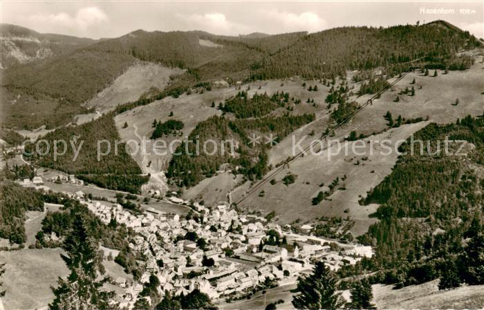 Todtnau Schwarzwald BW Luftkurort im Schwarzwald Sesselbahn auf das Hasenhorn