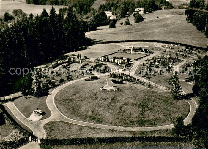 Bad Wiessee Tegernsee Friedhof Fliegeraufnahme