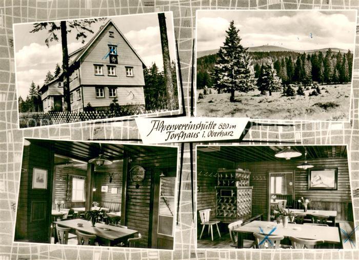 Torfhaus Harz Alpenvereinshuette Panorama Gaststuben