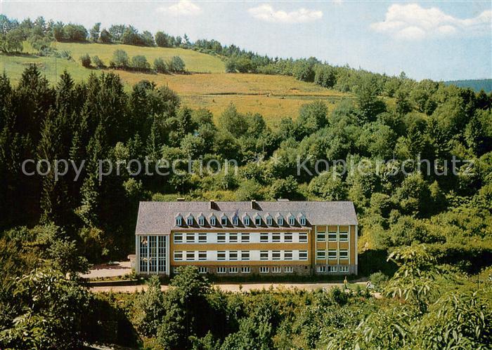 Monschau Montjoie NRW St Ursula Schule Fliegeraufnahme