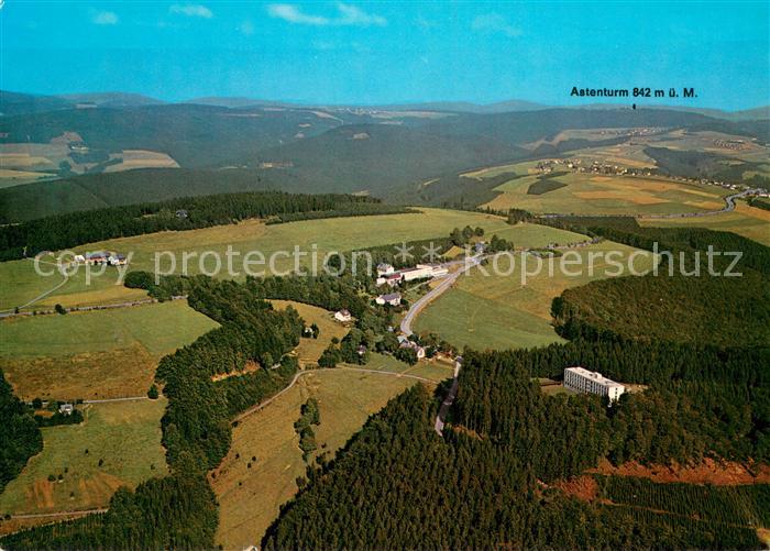 Hoheleye Fliegeraufnahme Hallenbaeder Wildgehege Minigolfanlage Astenturm