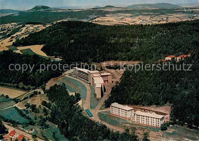 Schwabthal Sanatorium Lautergrund mit Staffelberg Spitzberg und Banzberge Fliege