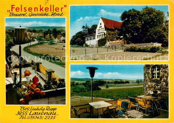 Lauenau Felsenkeller Brauerei Gaststaette Hotel Terrasse