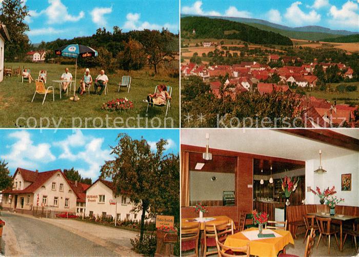 Beerfurth Cafe Restaurant Gaestehaus Dequis Panorama Liegewiese Gaststube