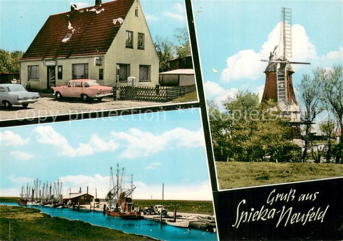 Spieka-Neufeld Gasthaus zum Leuchtturm Bootshafen Windmuehle