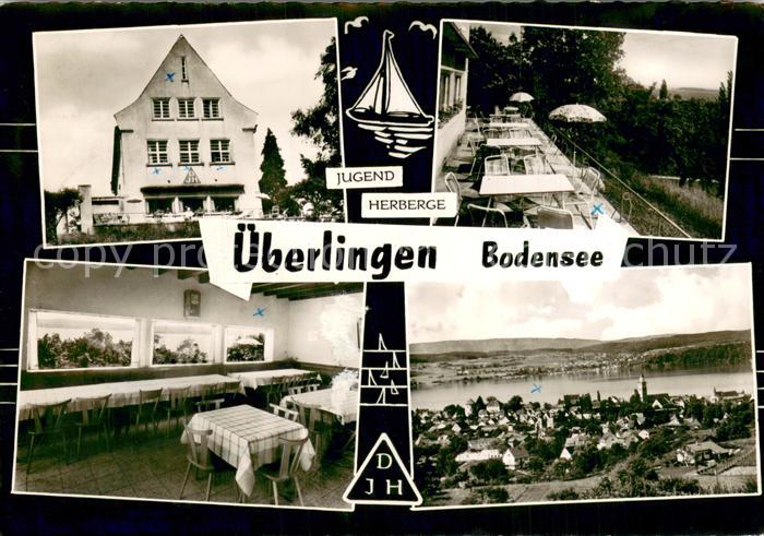 ueberlingen Bodensee Jugendherberge Terrasse Speiseraum Panorama