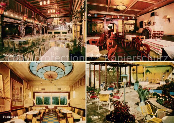 Frankfurt Main Eis Cafe WiPra Wintergarten Bauernstube Fischzimmer Garten