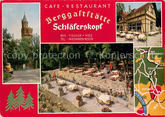 Wiesbaden Cafe Restaurant Berggaststaette Schlaeferskopf Freiterrasse