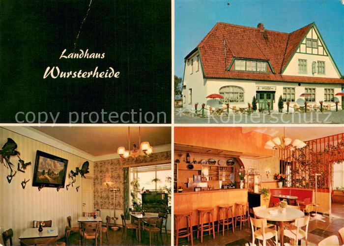 Nordholz Bremerhaven Landhaus Wursterheide Gastraeume Bar