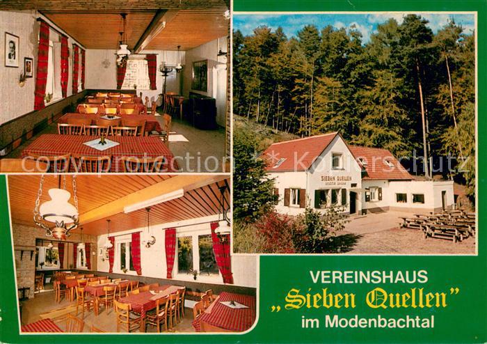 Landau  Pfalz Vereinshaus Sieben Quellen im Modenbachtal Club Amicitia