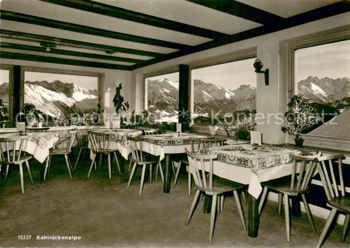 Ofterschwang Wiesenbaude bei der Kahlrueckenalpe Alpenblick