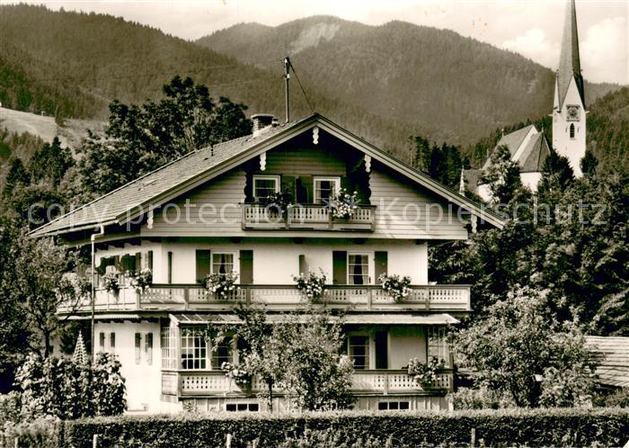 Bad Wiessee Gaestehaus Pension Haus Kampenblick Kirche