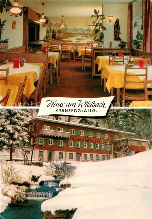 Kranzegg Gasthaus Haus am Wildbach Winterlandschaft