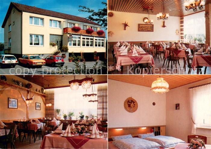Bullau Gasthaus Pension Zum Bauernhof Gastraum Fremdenzimmer