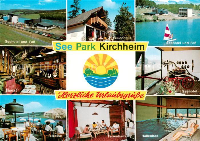 Kirchheim Hessen See Park Seehotel Fass Ferienhaus Bierfass Terrasse Hallenbad