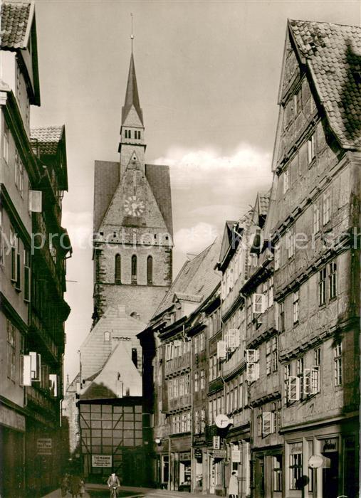 HANNOVER CITY Kramerstrasse mit Marktkirche