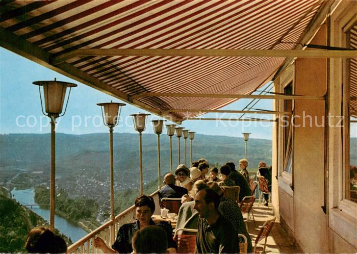 Bad Ems Berghotel Concordiaturm Fernsicht auf das Lahntal