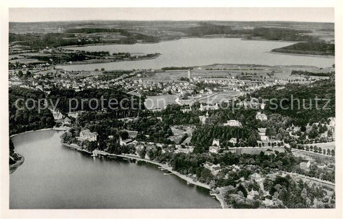 Malente-Gremsmuehlen Fliegeraufnahme mit Kellersee und Dieksee