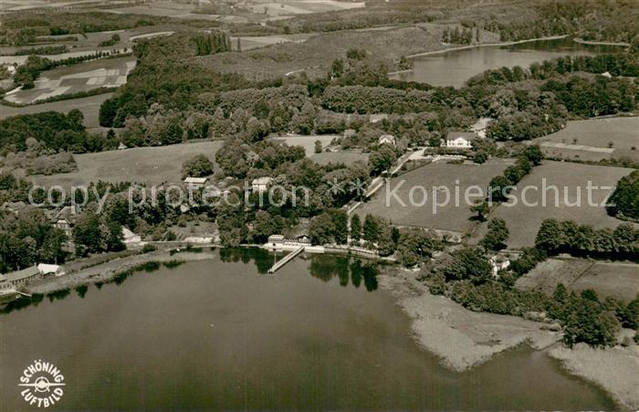 Holsteinische Schweiz Fliegeraufnahme mit Keller und Ukleisee