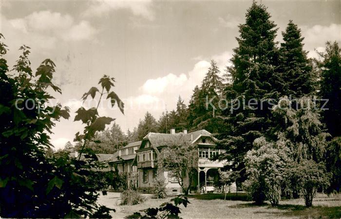 Koenigsfeld Schwarzwald Schwarzwaldbahn Erholungsheim Waldeck