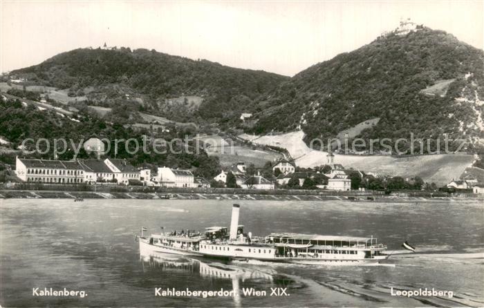 Kahlenberg Wien mit Kahlenbergerdorf und Leopoldsberg