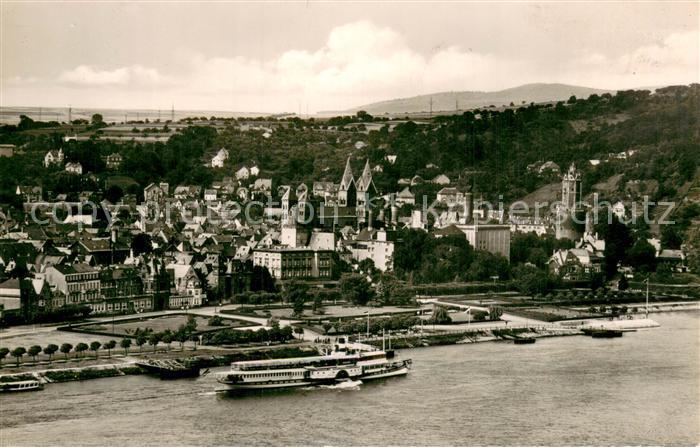 Andernach Rhein Fliegeraufnahme
