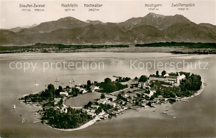 Fraueninsel Chiemsee Fliegeraufnahme