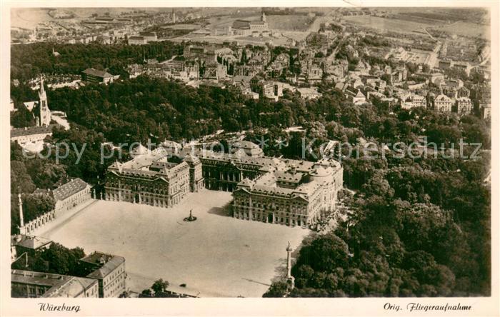 WueRZBURG Bayern Fliegeraufnahme