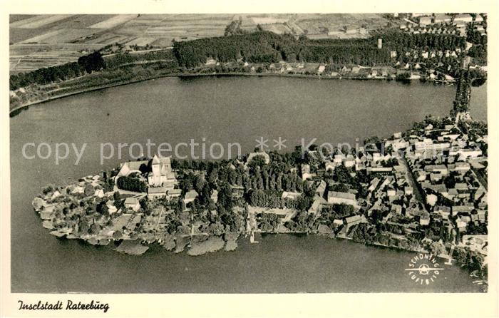 Ratzeburg Schleswig-Holstein Inselstadt Fliegeraufnahme