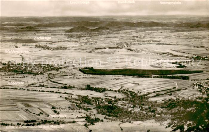 Abterode Blick vom Schwalbental am Meissner