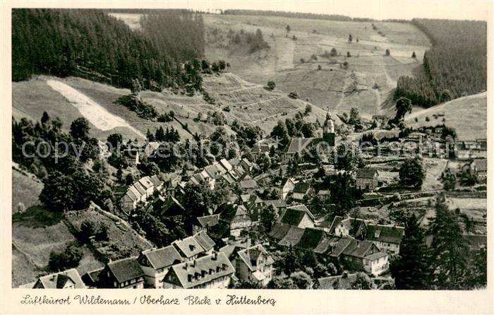 Wildemann Harz Goslar Niedersachsen Blick vom Huettenberg