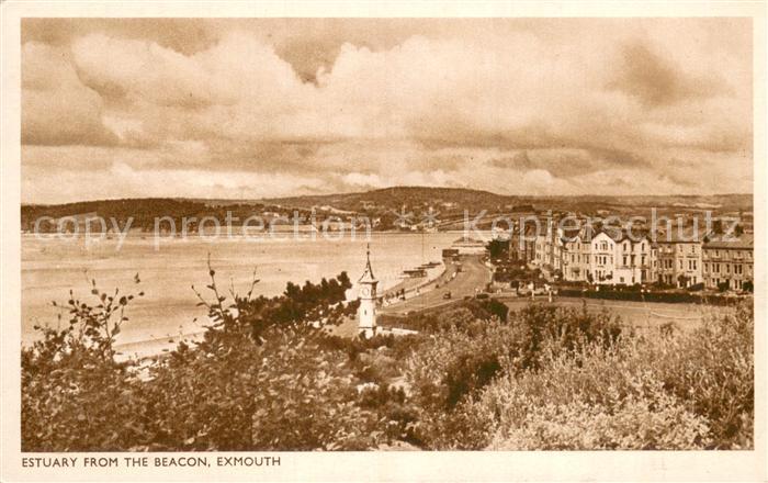Exmouth Devon Estuary from the Beacon
