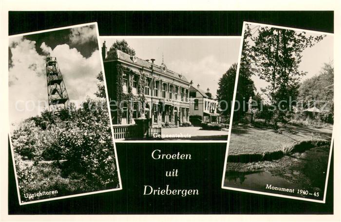 Driebergen Uitzichttoren Gemeentehuis Monument