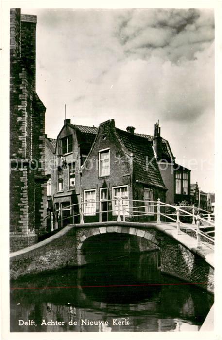 Delft NL Achter de Nieuwe Kerk