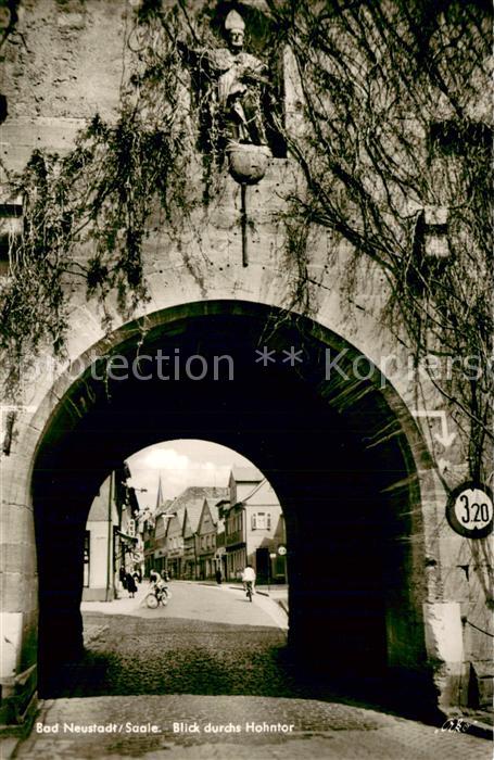 Bad Neustadt Blick durchs Hohntor