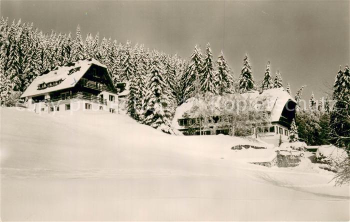 Hinterzarten Breisgau-Hochschwarzwald BW Haus am Tannenhain und Gaestehaus Thoma
