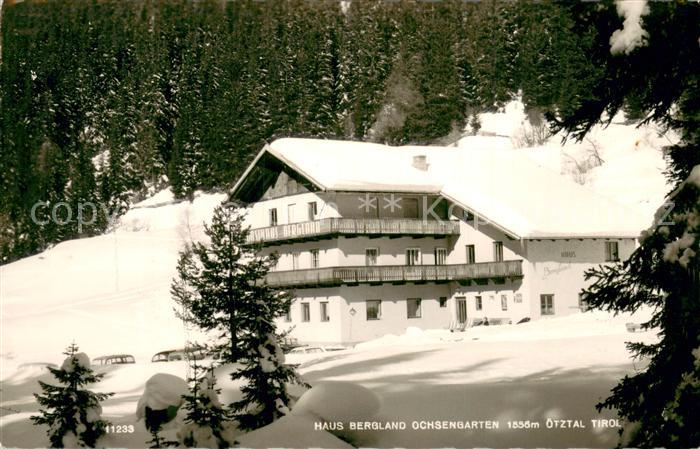 oetztal Tirol Haus Bergland Ochsengarten