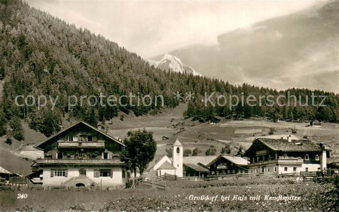 Grossdorf Kals mit Kendlspitze